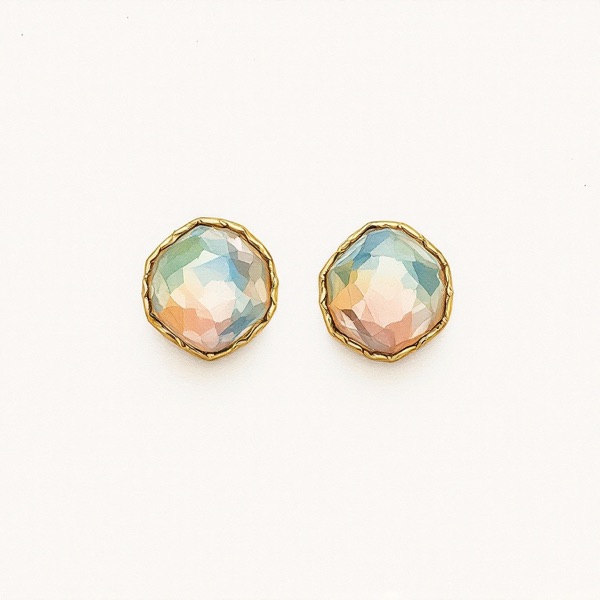 Studs for a triangle face shape