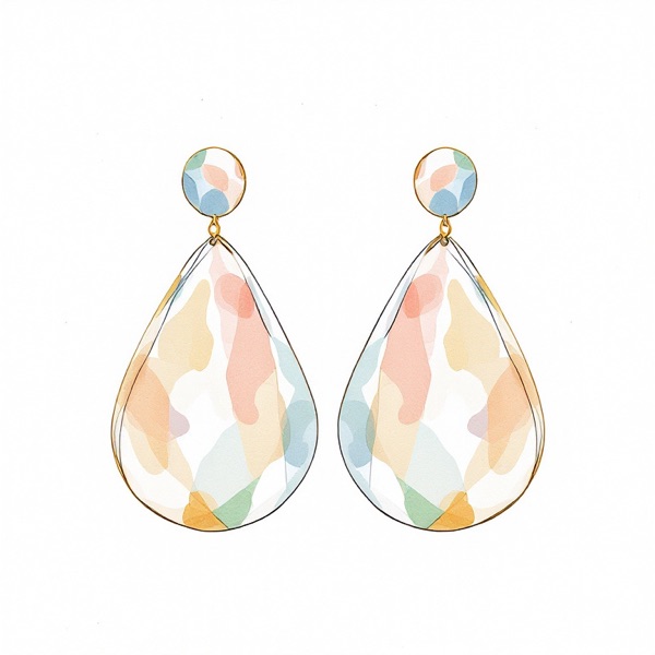 Teardrop for a heart-shaped face