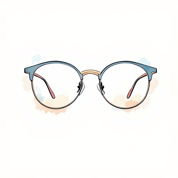 Narrow small frames for a triangle face shape