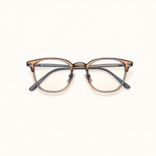 Rectangular frames for an oval face shape