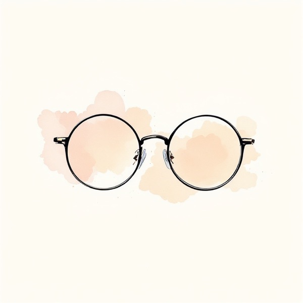 Round frames for a square face shape