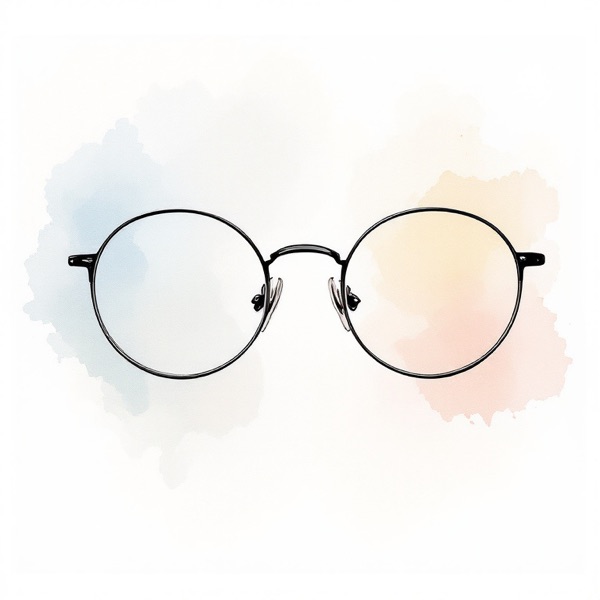 Small round frames for a round face shape