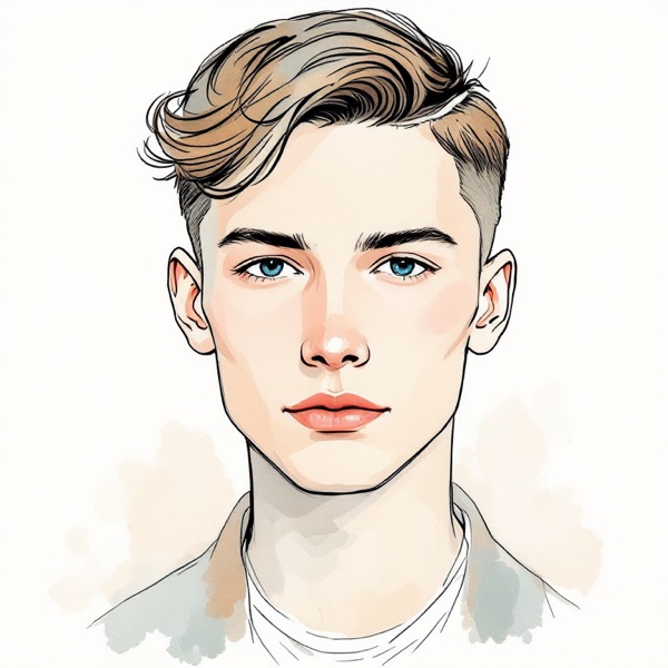 French crop, a style in the AI hairstyle changer
