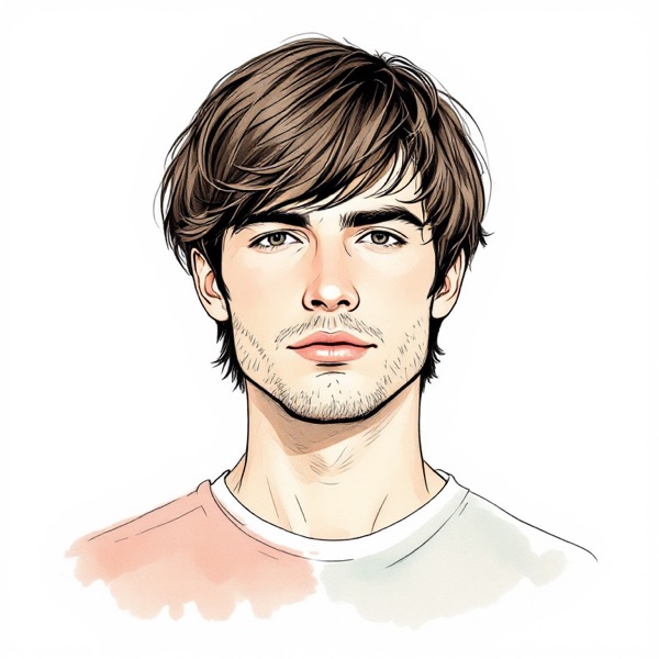 Medium length with fringe for a heart-shaped face