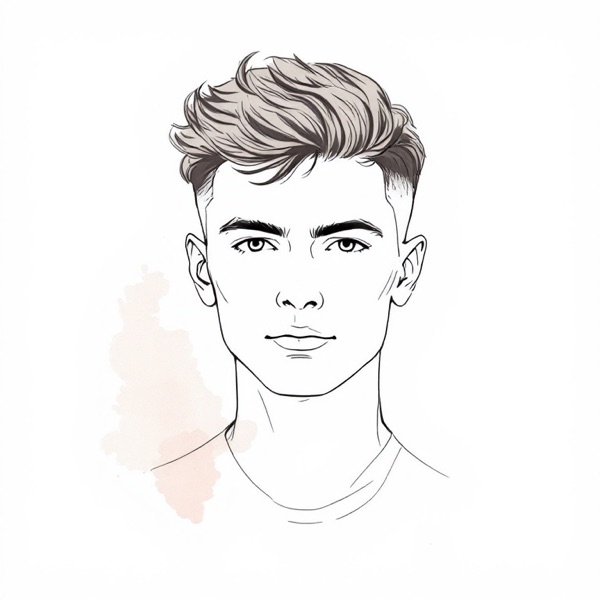 Textured crop for an oval face shape