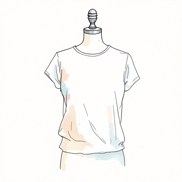 Crew neck for an oval face shape