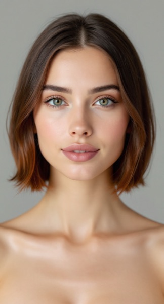 AI hairstyle changer result: Lob (AI-generated preview)